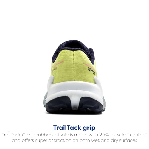 Brooks Women's Catamount 3 Trail Running Shoe - Sunny Lime/Peacoat/Citadel - 7 Medium