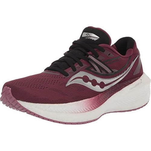 Saucony Women's Triumph 20 Sneaker, Sundown/Rose, 10