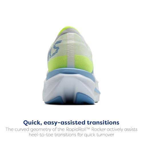 Brooks Women’s Hyperion Max 4 Neutral Running Shoe - White/Blue/Nightlife - 9 Medium