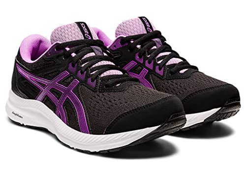 ASICS Women's Gel-Contend 8 Running Shoes, 6.5, Black/Orchid