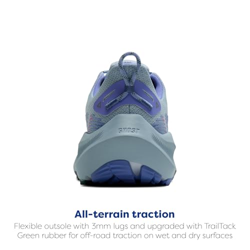 Brooks Women's Ghost Trail, Off-Road Running Shoe for Rugged Terrain - Skyway/Bell/Atlantic Deep - 5.5 Medium - alternate view 3