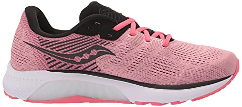 Saucony Women's Guide 14 Running Shoe, Rosewater/Punch, 7