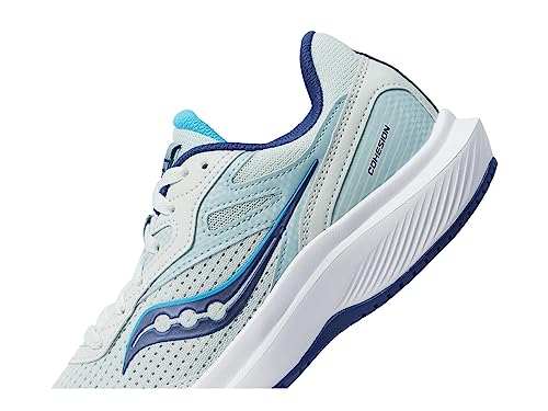 Saucony Women's Cohesion 16 Sneaker, Mist/Indigo, 8.5