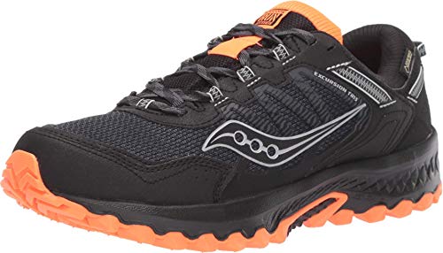 Saucony Men's Versafoam Excursion TR13 Black/Orange Running Shoe 10 M US