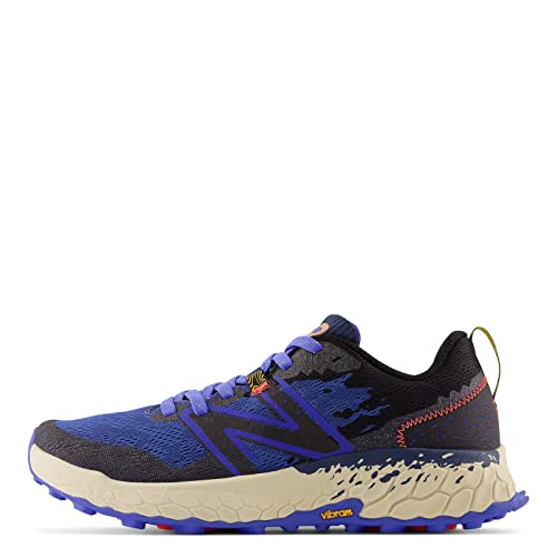 New Balance Men's Fresh Foam X Hierro V7 Running Shoe, Nb Navy/Black/Bright Lapis, 10.5