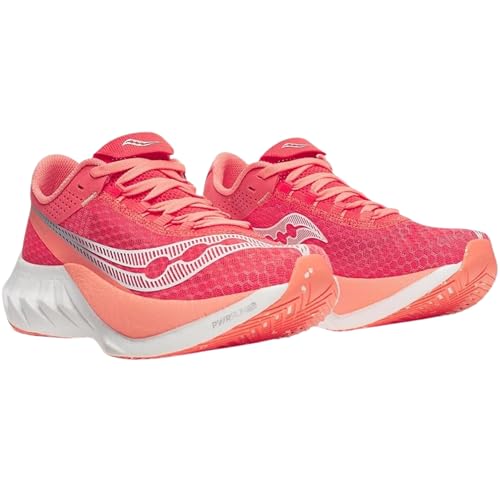 Saucony Women's Endorphin Pro 4 Sneaker, Coral, 8.5