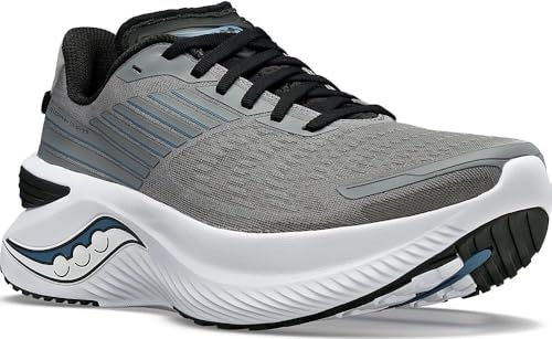 Saucony Women's Endorphin Shift 3 Sneaker, Gravel/Black, 7