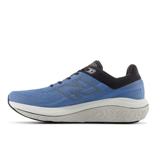 New Balance Men's Fresh Foam X 860 V14 Running Shoe, Blue Laguna/Black Cement/Grey Matter, 9.5 M