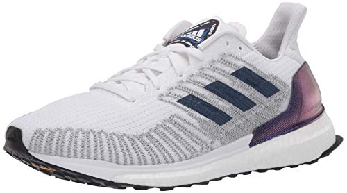 adidas Women's Solar Boost ST 19 W Athletic Shoe, White/Indigo/Solar Red, 6 M US