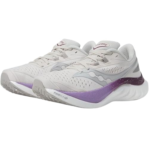 Saucony Women's Endorphin Speed 4 Sneaker, Moon/Plum, 7
