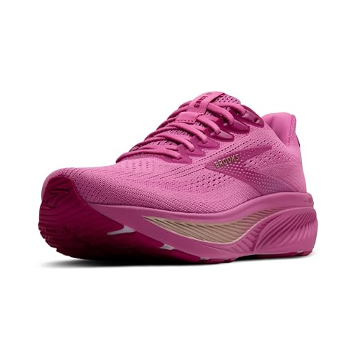 Brooks Women’s Ghost 17 Neutral Running Shoe - Pink/Fuchsia/Gold - 6 Medium - product image