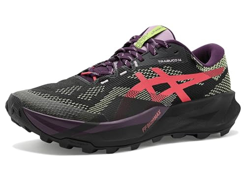 ASICS, Women's, Trabuco 14 GTX, Black/Dark Aubergine, 9.5, Medium