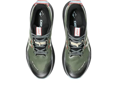 ASICS Men's Gel-Trabuco 12 Running Shoes, 7, SMOG Green/Feather Grey