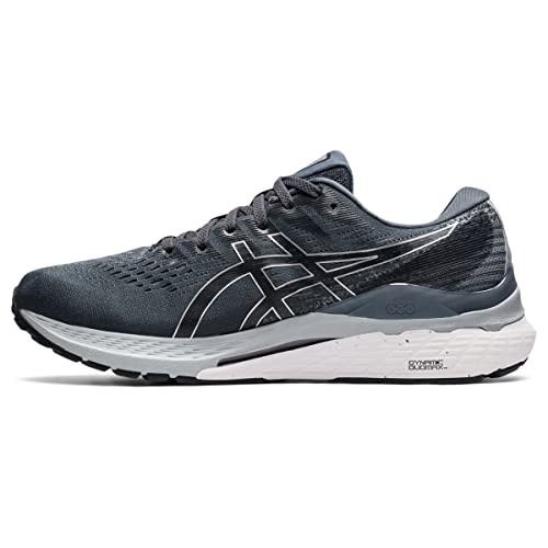 ASICS Men's Gel-Kayano 28 Running Shoes, 9.5, Carrier Grey/Black