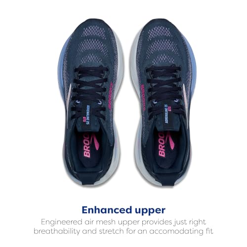 Brooks Women’s Adrenaline GTS 25 Supportive Running & Walking Shoe - Spellbound/Blazing Bell/Pink - 8.5 Medium