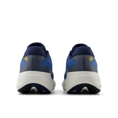 New Balance Men's Fresh Foam X 880 V15 Running Shoe, Sea Stone/Nb Navy/Marmalade, 10.5 M