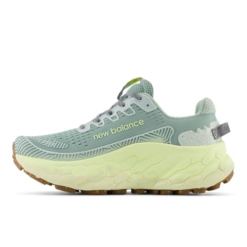 New Balance Women's Fresh Foam X More Trail V3Trail Running Shoe, Salt Marsh/Clay ASH/Limelight, 8.5