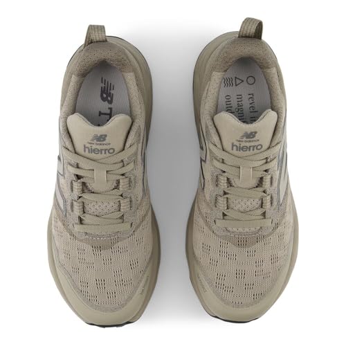 New Balance Women's Fresh Foam X Hierro V9 Trail Running Shoe, Arid Stone/Castlerock, 10 M