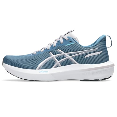 ASICS Women's GT-1000 14 Running Shoes, 8, Winter SEA/White