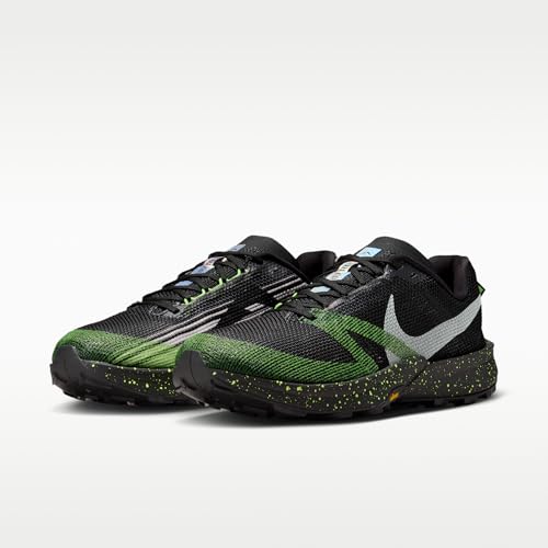 Nike Kiger 10 Trail Running Shoes (Black/Volt Ice/Tattoo/Phantom) Size - alternate view 5