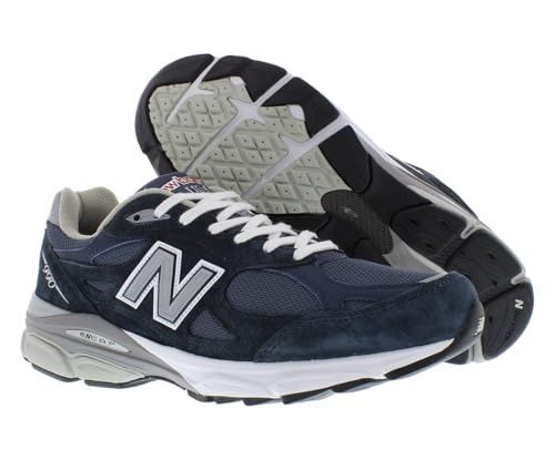 USA-Made New Balance 990v3 Men's Running Shoe in Navy/Black