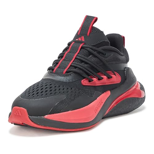 Adidas Unisex-Adult Alphaboost V2, Black/Team Power Red/White, 9