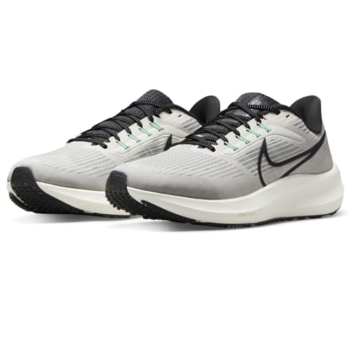 Nike Air Zoom Pegasus 39 Mens Running Trainers DH4071 Sneakers Shoes (UK 7.5 US 8.5 EU 42, Phantom Black sail Mint Foam 004)