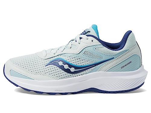 Saucony Women's Cohesion 16 Sneaker, Mist/Indigo, 8.5