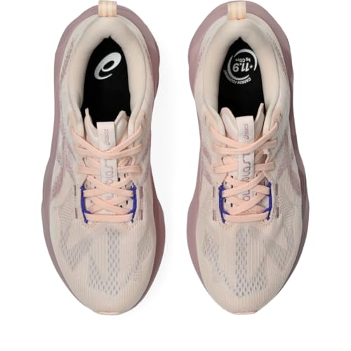 ASICS Women's NOVABLAST 5 Running Shoes, 9.5, Pearl Pink/MORGANITE