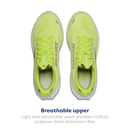Brooks Men’s Hyperion 3 Neutral Running Shoe - Sunny Lime/Olive/White - 9.5 Medium