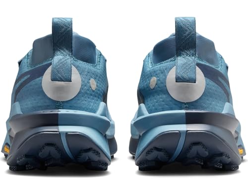 Nike Zegama 2 Men's Trail Running Shoes (FD5190-006, Smokey Blue/Metallic Platinum/Armory Navy) Size 8 - alternate view 3