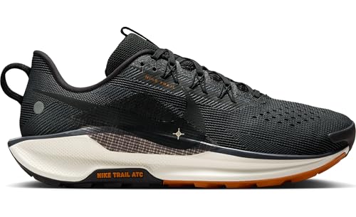 Nike Pegasus Trail 5 Men's Trail Running Shoes (DV3864-006, Black/Monarch/Pale Ivory/Off Noir) Size 7.5