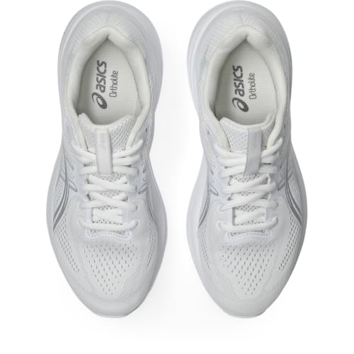 ASICS Women's Gel-Contend 10 Running Shoes, 7.5, White/Concrete