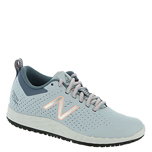 Women's New Balance Fresh Foam Slip Resistant 806 v1 Industial Industrial Shoes in Light Cyclone/Ocean alternate view 2