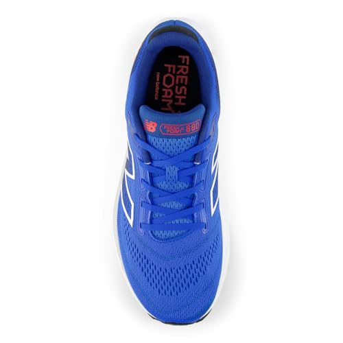 New Balance Men's Fresh Foam X 880 V14 Running Shoe, Blue Oasis/Atlantic Blue/True Red, 11 M