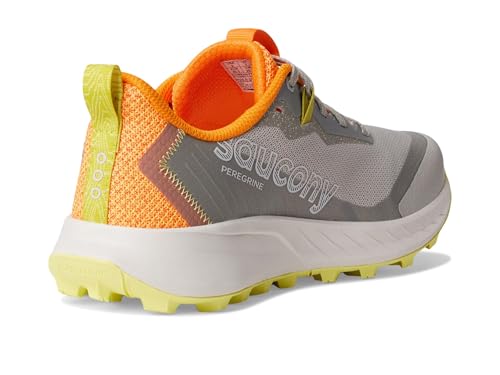 Saucony Women's Peregrine 15 Sneaker, Dove/Peel, 6