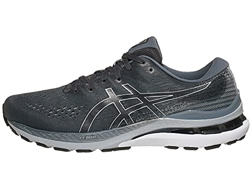 ASICS Men's Gel-Kayano 28 Running Shoes, 9.5, Carrier Grey/Black