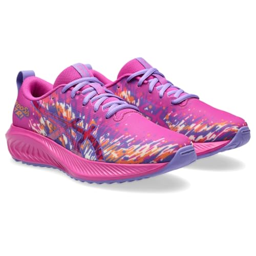 ASICS Kid's Gel-Noosa TRI 16 Grade School Running Shoes, 4, Digital Sakura/Amethyst