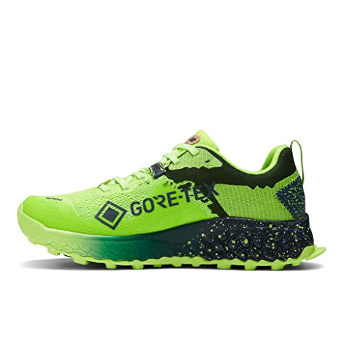 New Balance Women's Fresh Foam Hierro V7 GTX Trail Running Shoe, Pixel Green/Natural Indigo, 6 Medium