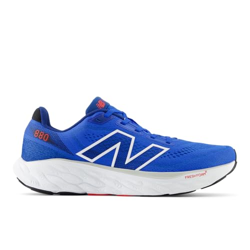 New Balance Men's Fresh Foam X 880 V14 Running Shoe, Blue Oasis/Atlantic Blue/True Red, 11 M