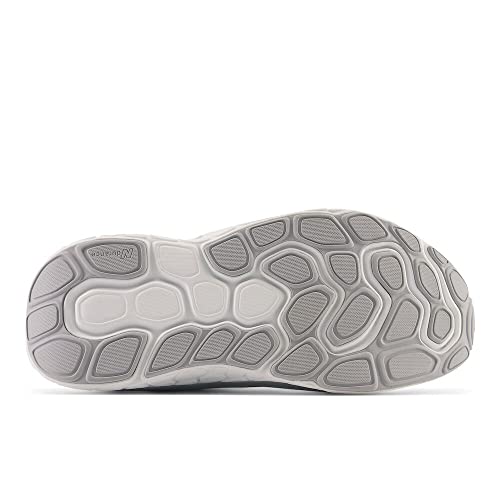 New Balance Women's Fresh Foam X Kaiha Road V1 Running Shoe, White/Quartz Grey/Silver Metalic, 8 W
