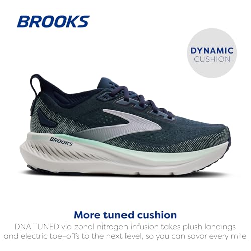 Brooks Women’s Glycerin GTS 23 Supportive Running Shoe - Spellbound/Yucca/Pink - 9 Medium