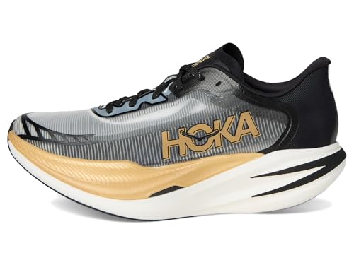 Hoka Unisex Cielo X1 2.0 Sneaker, Black/Gold, 9.5 US Men - alternate view 4