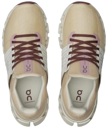 On Women's Cloudswift 3 AD Sneakers, Savannah/Ice, 6 Medium US