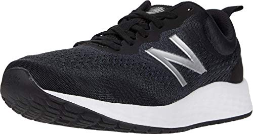 New Balance Men's Fresh Foam Arishi V3 Running Shoe, Black/Orca/Silver Metallic, 11 X-Wide