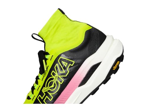 Hoka Women's Tecton X 3 Sneaker, Neon Citrus/Black, 9 - alternate view 6