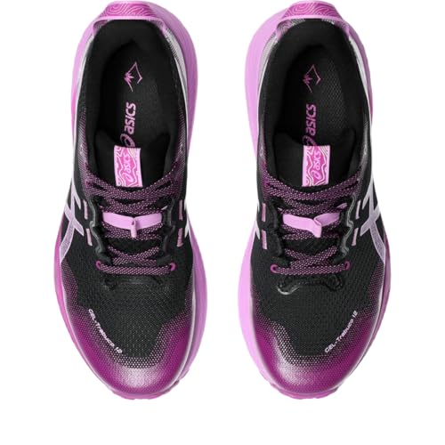 ASICS Women's Gel-Trabuco 12 Running Shoes, 9, Black/Lavender Glow