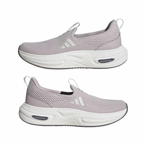 adidas Women's Cloudfoam Cuxxion - Lounge, Ice Purple/White/Taupe Oxide, 8