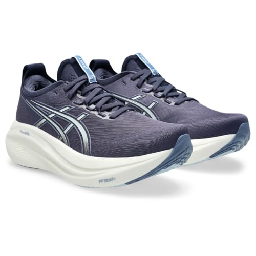 ASICS Women's Gel-Nimbus 27 Running Shoe, 10, Indigo Fog/Cool Grey