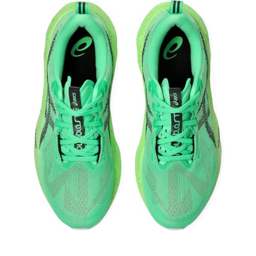 ASICS Men's NOVABLAST 5 Running Shoes, 7.5, Vital Green/Black